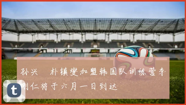 孙兴慜朴镇燮加盟韩国队训练营李刚仁将于六月一日到达