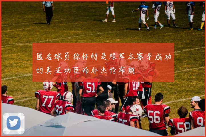 匿名球员称怀特是绿军本赛季成功的真正功臣而非杰伦布朗